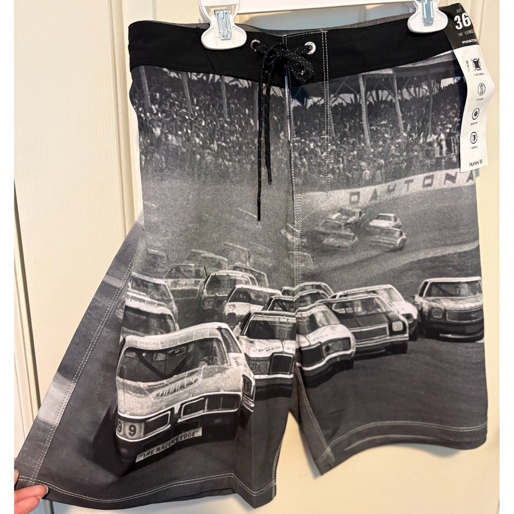 Hurley 18" Phantom Eco NASCAR Racing Board Shorts Size 36 Men's